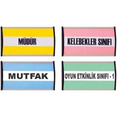 Sınıf Kapı İsimlikleri