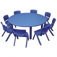 Plastik Yuvarlak Masa